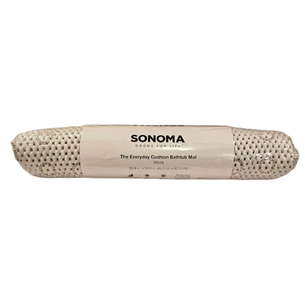 Sonoma The Everyday Cushion Bathtub Mat White